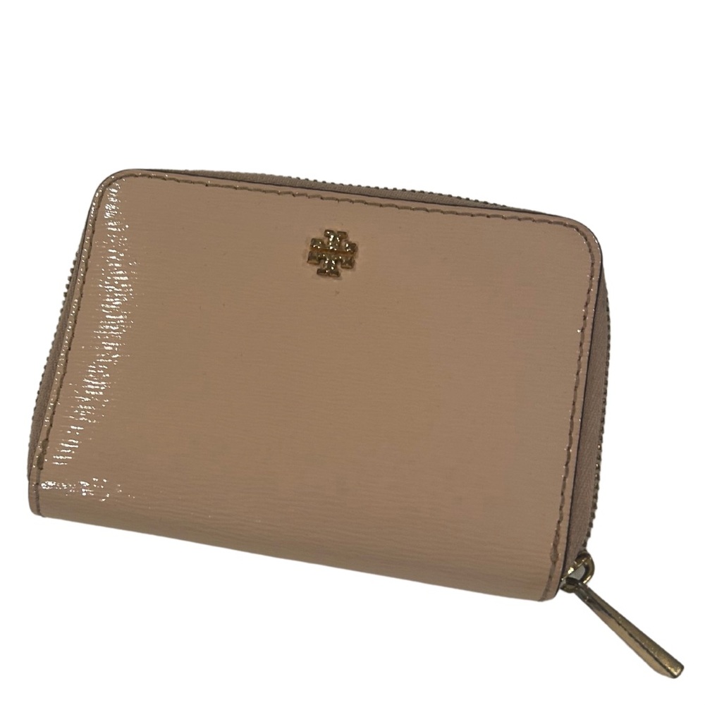 Tory Burch Key Chain Wallet Light Pink